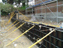 Encofrado de hormigón